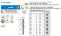HSS Co8 - 4 flute slot drill - for Finishing - Long Lenght - Center cut - Morse Taper - Z4 - Uncoated - Helix 30° 