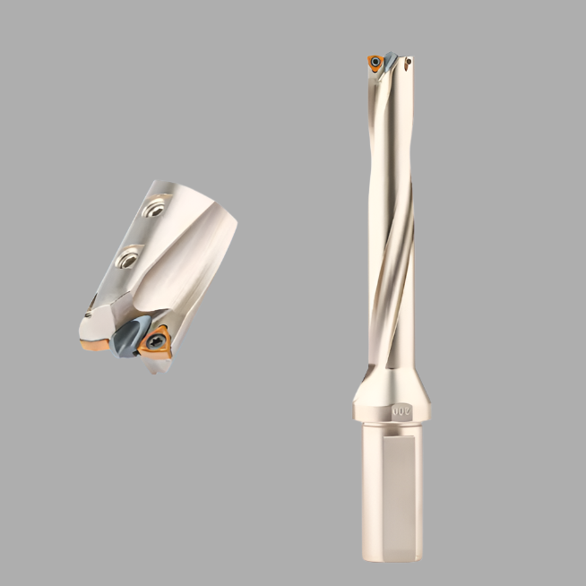 WPD 8xD Indexable Drill using WCMT ISO insert 8xD with Pilot Drill (Diameter 20 to 45 mm)