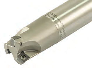 AHFM cylindrical shank High Feed milling using DIJET SPNW 1004.. insert